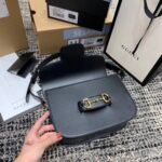 Gucci Horsebit 1955 Shoulder Bag Black 602204 1DB0G 1000 - Image 13