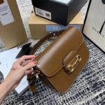 Gucci Horsebit 1955 Shoulder Bag Brown 602204 1DB0G 2361 - Image 3