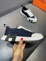 Hermes Bouncing Sneakers Dark Blue For Men - Image 5