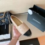 Chanel Espadrilles Beige/Black For Women, Women's Shoes G29762 X01000 C0204 - Image 4