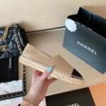 Chanel Espadrilles Beige/Black For Women, Women's Shoes G29762 X01000 C0204 - Image 9