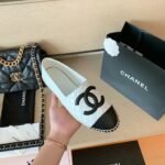 Chanel Espadrilles White/Black For Women, Women's Shoes G29762 - Image 3