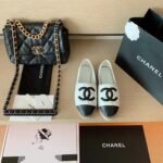 Chanel Espadrilles White/Black For Women, Women's Shoes G29762 - Image 2