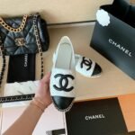 Chanel Espadrilles White/Black For Women, Women's Shoes G29762 - Image 7