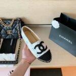 Chanel Espadrilles White/Black For Women, Women's Shoes G29762 - Image 3