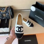 Chanel Espadrilles White/Black For Women, Women's Shoes G29762 - Image 4