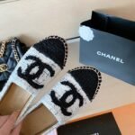 Chanel Espadrilles White/Black For Women, Women's Shoes G29762 - Image 9