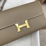 Hermes Constance Long Togo Wallet Brown, Gold Toned Hardware Bag For Women, Women's Handbags, Shoulder Bags 8.1in/21cm - Image 6