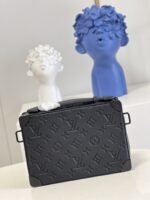 Louis Vuitton Handle Soft Trunk Black Taurillon Monogram Black M59163 - Image 9