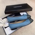 Chanel Ballerina Flats Blue For Women, Women's Shoes G02819 - Image 10