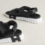 Hermes Junior Sandals Noir For Men H251988ZH01390 - Image 4