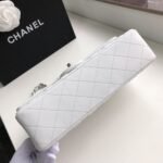 Chanel Classic HandBag White For Women 9.9in/25.5cm A01112 - Image 6