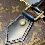 Louis Vuitton Alma BB Top Handle Bag 9.8in/ 24cm Brown Monogram Canvas Gold Hardware For Women - Image 8