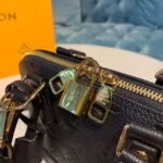 Louis Vuitton Neo Alma BB Top Handle Bag 9.8in/ 25cm Black Monogram Empreinte Gold Hardware For Women M44829 - Image 8