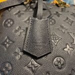 Louis Vuitton Neo Alma Top Handle Bag 12.5in/ 32cm Monogram Empreinte Black Canvas Gold Hardware M44832 - Image 7
