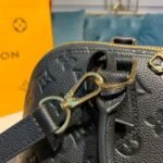 Louis Vuitton Neo Alma Top Handle Bag 12.5in/ 32cm Monogram Empreinte Black Canvas Gold Hardware M44832 - Image 6