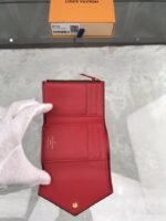 Louis Vuitton Victorine Wallet In Monogram Canvas Red For Women, Women's Wallet 12cm LV M41938 - Image 4