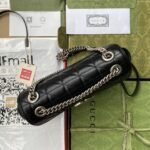 Gucci GG Marmont Small Shoulder Bag Black 443497 UM8AN 1000 - Image 5