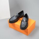 Classic Black Moccasin Shoes For Men - Image 10