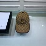 Gucci Canvas Baseball Hat Brown GG Hat - Image 3