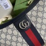Gucci Ophidia GG Small Shoulder Bag Beige And Blue 598125 2ZGMN 4076 - Image 11