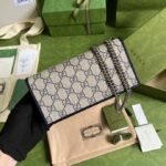 Gucci Horsebit 1955 Wallet With Chain Beige And Blue - Image 2