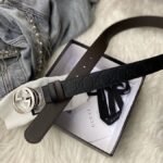 Gucci Reversible Gucci Signature Belt Black GG, ‎473030 CWCWN 1070
