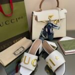 Gucci Women's 'Gucci' Slide Sandal White For Women GG