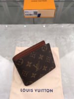 Louis Vuitton Multiple Wallet Monogram Canvas For Men, Men's Wallet 4.5in/11.5cm LV M60895 - Image 3