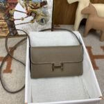 Hermes Constance Long Togo Wallet Brown, Gold Toned Hardware Bag For Women, Women's Handbags, Shoulder Bags 8.1in/21cm