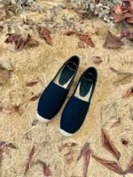 Saint Laurent Women's Saint Laurent Embroidered Espadrilles Black For Women YSL - Image 8