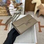 Hermes Constance Long Togo Wallet Brown, Silver Toned Hardware Bag For Women, Women's Handbags, Shoulder Bags 8.1in/21cm - Image 2