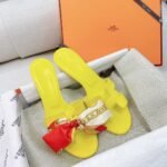 Hermes Oasis Sandal Turmeric Yellow For Women, Women's Shoes H151215Z 71365 - Image 2