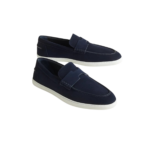 Hermes Job Loafers Marine For Men H242935ZAI2390