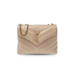 Saint Laurent Loulou Small Chain Bag In Matelassé Y Beige 494699DV7272721