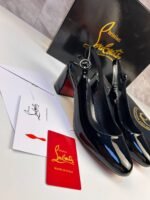 Christian Louboutin So Jane Sling Pumps Black For Women 55mm 3230029B439 - Image 8