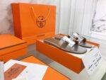 Hermes Oran Sandal Silver For Women, Women's Shoes H122086Z - Image 6