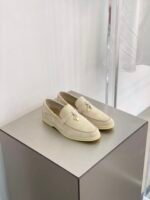 Loro Piana Summer Charms Walk Loafers Beige For Women - FAE5444 2096 - Image 7