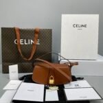 Celine Clutch On Strap Brown For Women 7in/18cm 10I593DQ1.04LU - Image 8