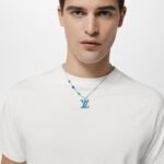 LV x YK LV Pumpkin Pendant Blue For Men M01093 - Image 4