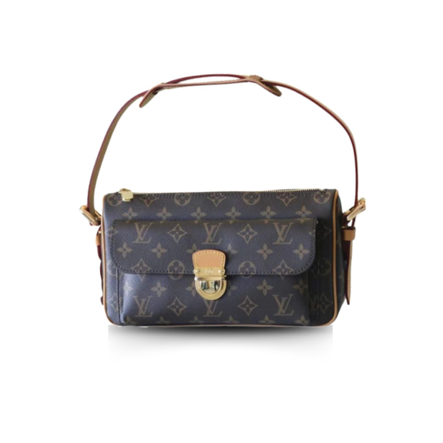 xr:d:DAGBcEfztYw:577,j:1482108682594570751,t:24041006 Louis Vuitton Ravello GM Monogram Shoulder Bag Brown - Image 1