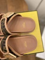 Fendi Feel Slides Dark Pink For Women - Image 7