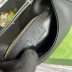 Gucci Blondie Medium Shoulder Bag 11in/ 28cm Black Gold Hardware For Women‎ 699268 UXX0G 1000 - Image 15