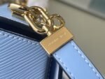 Louis Vuitton Twist MM Monogram Flower Bleu Nuage Blue M59627 - Image 6
