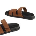 Hermes Chypre Sandals Natural For Men H222000ZH43390 - Image 4