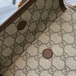 Gucci Messenger Bag With Interlocking G Beige/Ebony GG Supreme Canvas - Image 7