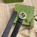 Gucci Signature  Belt Black , Gucci Belt 411924 CWC1N 1000 - Image 4