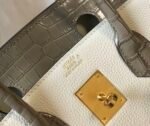 Hermes Birkin White For Women Gold Toned Hardware 11.8in/30cm - Image 11