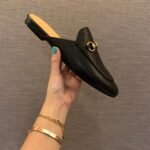 Gucci Princetown Slipper Black For Women GG ?423513 BLM00 1000 - Image 2