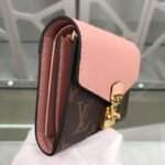 Louis Vuitton Pallas Compact Wallet Combines Monogram Canvas Pink M67478 - Image 9